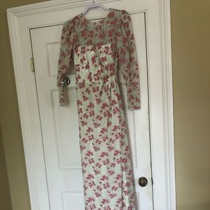 Markarian evening gown, hand embroidered, size 0.